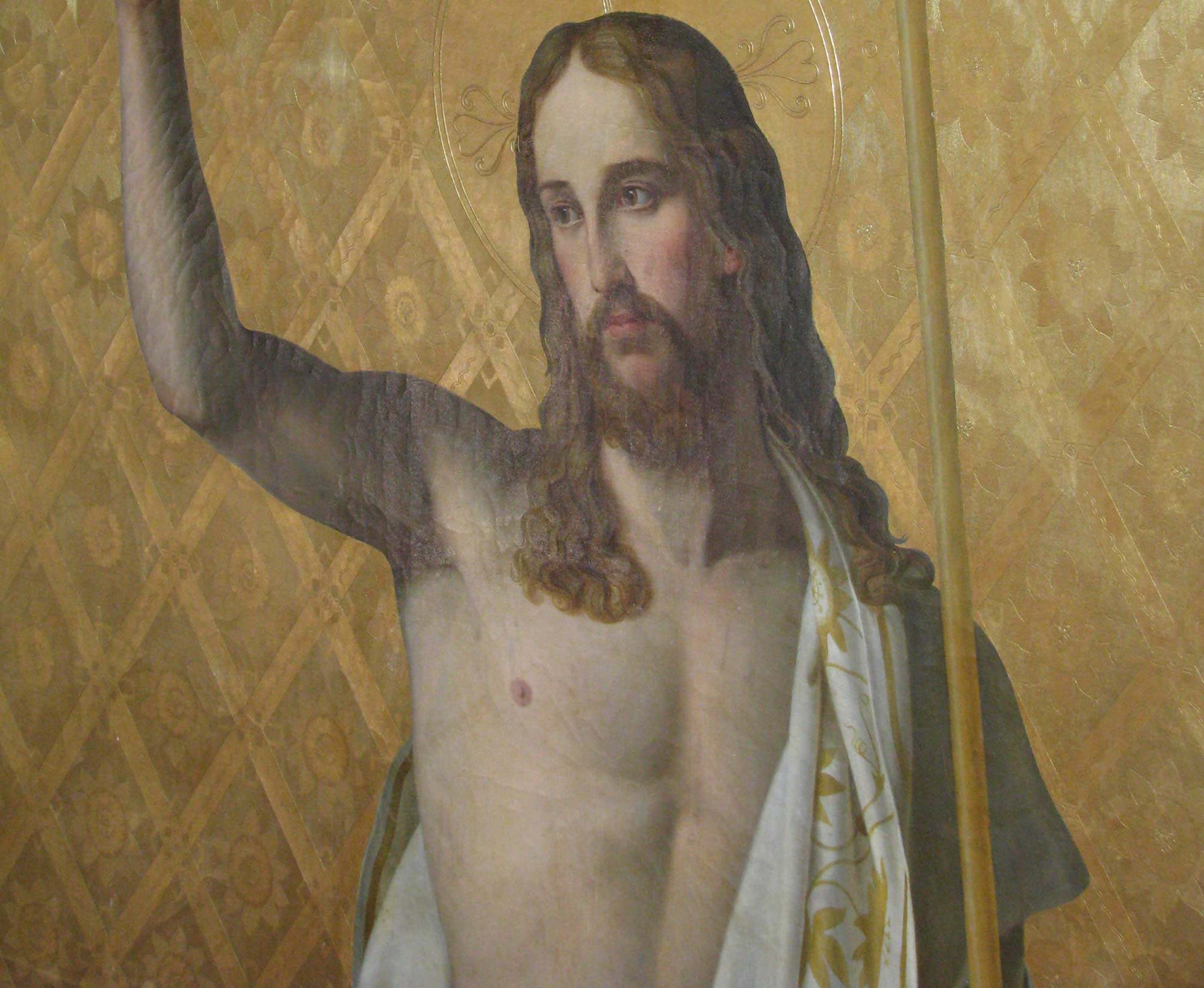 Altarbild - auferstandener Jesus
